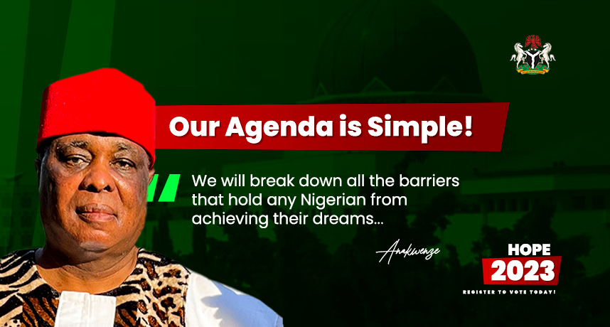 Anakwenze -His vision for Nigeria
